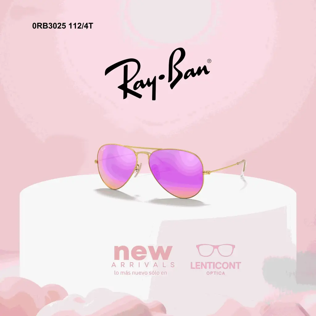 Ray Ban Aviador 0RB3025 Rosado